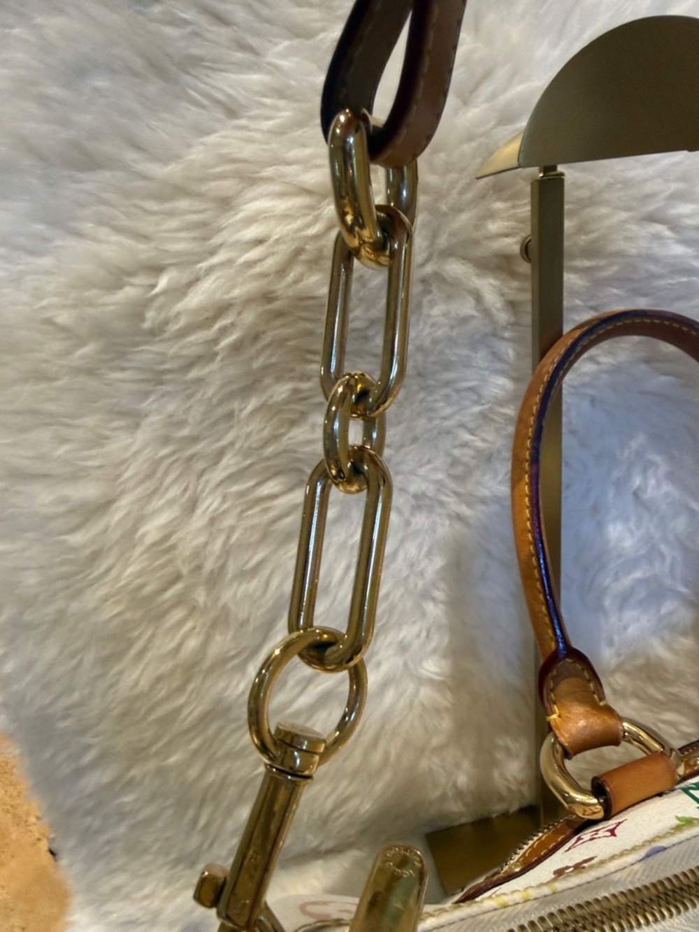 Louis Vuitton White Multicolor Murakami Monogram Rita - Picture 6 of 14